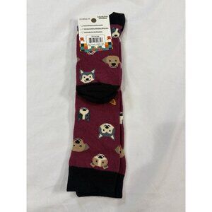 Socks N Socks Womens One Size Cute Dogs Kneehigh Graphic Socks 1 Pair
